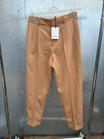 €290 Masscob pants camel 36 wol pantalon broek steven, Bruin, Ophalen of Verzenden, Zo goed als nieuw, Maat 36 (S)