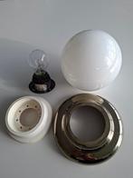 art deco Bauhaus stijl plafonniere melkglas vintage Massive, Huis en Inrichting, Lampen | Plafondlampen, Ophalen of Verzenden