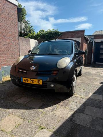 Nissan Micra 1.2 59KW 5DR 2004 Zwart beschikbaar voor biedingen