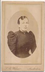 Foto - Fotograaf: L.R. Werner, Portret van een onbekende, Gebruikt, Foto, Ophalen of Verzenden, Voor 1940