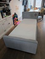 Eenpersoonsbed met matras en lattenbodem, 85 tot 100 cm, Gebruikt, 180 cm of meer, Ophalen
