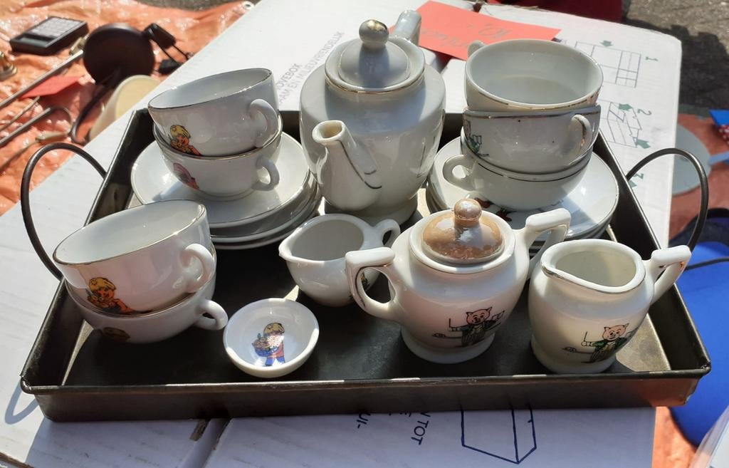 Poppen thee servies, Antiek en Kunst, Ophalen of Verzenden