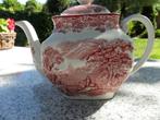 Enoch Wedgwood Woodland theepot rood, Antiek en Kunst, Antiek | Servies los, Ophalen of Verzenden