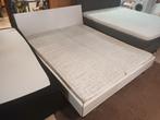 Mooie 2 Persoons Bed., Ophalen, Gebruikt, Wit, Tweepersoons