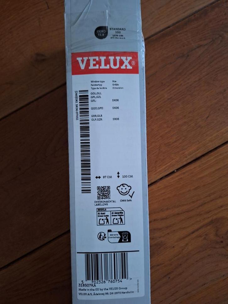 Nieuw Velux DKL SK06 Verduisteringsgordijn Grijs, Huis en Inrichting, Stoffering | Gordijnen en Lamellen, Nieuw, 100 tot 150 cm