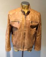 Lederen jas, Bruin, Maat 48/50 (M), Nieuw, Ophalen of Verzenden