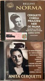 2x cd Cerquetti - oa opera Norma - Bellini, Ophalen of Verzenden, Romantiek, Gebruikt, Opera of Operette