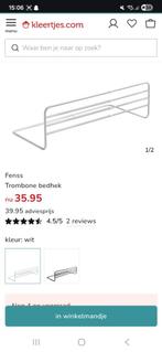 2 Bed hekjes als nieuw!, Ophalen, Zo goed als nieuw, Minder dan 140 cm, Minder dan 70 cm