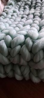 XXL Chunky deken mint groen, Ophalen of Verzenden