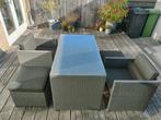 5 delige tuinset, compact en luxe, Tuin en Terras, Tuinsets en Loungesets, Ophalen, 4 zitplaatsen, Kunststof, Gebruikt