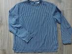 H&M Tuniek Blouse | katoen | blauw, wit streep | maat 42, Ophalen of Verzenden, Zo goed als nieuw, Maat 42/44 (L), Blauw
