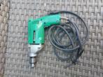 Boormachine Hitachi met sleutel, Ophalen of Verzenden, Gebruikt, 600 watt of meer, Boormachine