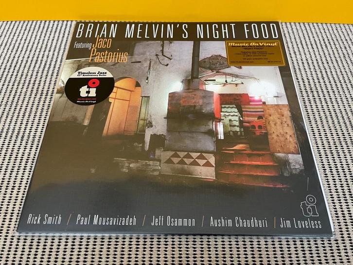 Brian Melvin - Night Food, Cd's en Dvd's, Vinyl Singles, Nieuw in verpakking, Jazz en Blues, 12 inch, Verzenden
