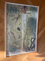 Schoolplaat - Dieren in en rond het water (100x70cm), Ophalen of Verzenden