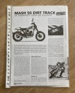 Map met diverse documentatie Mash 50 Dirt Track bromfiets, Verzenden