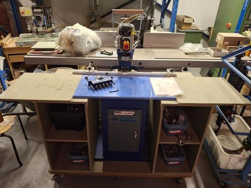 Scharnierfrees - Rijboor machine mono 230V, Doe-het-zelf en Verbouw, Gereedschap | Boormachines, Gebruikt, Kolomboormachine, 600 watt of meer