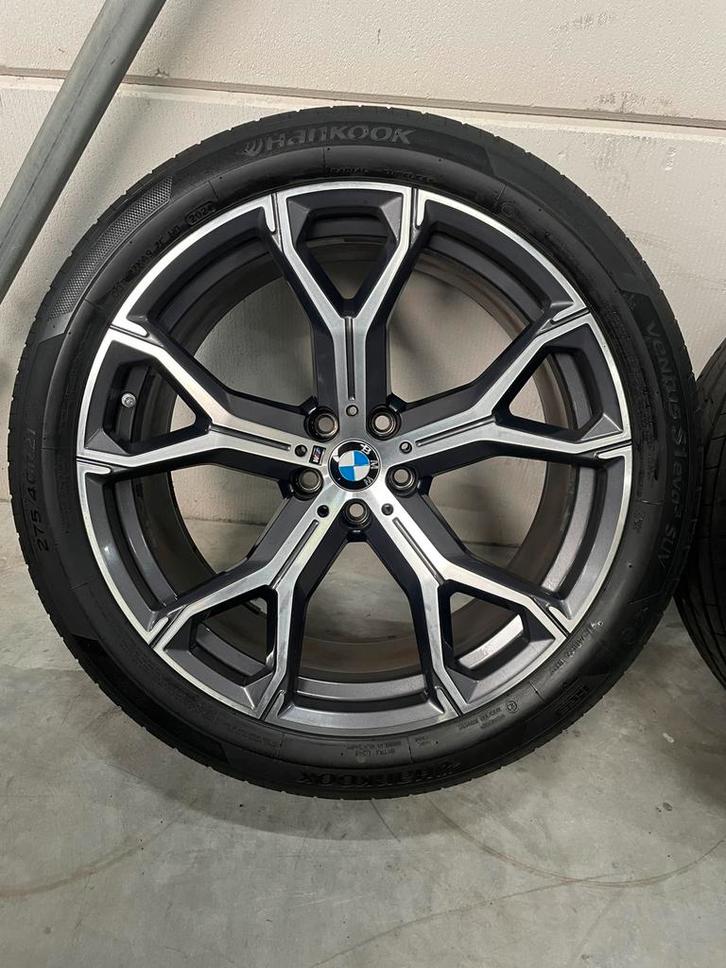21” Org BMW styling 741M G05 X5 X6 G06 Zomerbanden+velgen, Auto-onderdelen, Banden en Velgen, Banden en Velgen, Zomerbanden, 21 inch