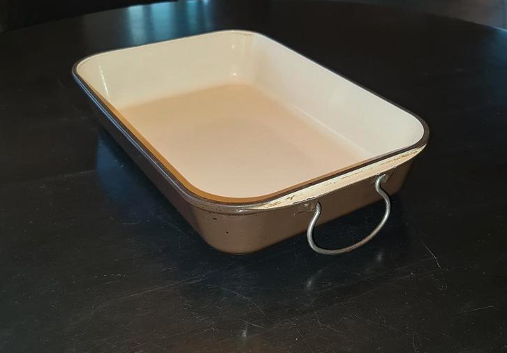 Le Creuset Cousance - gietijzeren oven / braadpan schaal, Huis en Inrichting, Keuken | Potten en Pannen, Gebruikt, Koekenpan of Braadpan