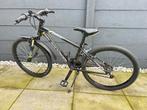 Btwin Rockrider zwart/groene jongens mountainbike 24 inch, Ophalen, Versnellingen, BTWIN, Gebruikt