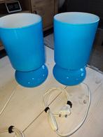 2 vintage ikea lykta lampjes blauw in zeer goede staat, Ophalen, Zo goed als nieuw, Glas, Minder dan 50 cm