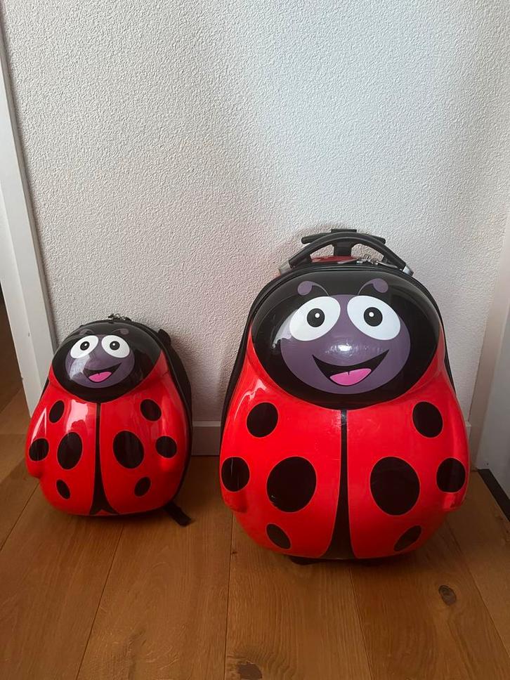 The Cuties and Pals Ladybug Set: Koffer & Rugzak, Kinderen en Baby's, Overige Kinderen en Baby's, Zo goed als nieuw, Ophalen