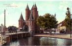 ANSICHTKAART HAARLEM AMSTERDAMSCHE POORT MET TRAM, Verzenden, Voor 1920, Gelopen, Noord-Holland
