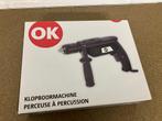 Nieuw in de doos: Klopboormachine van OK., Boormachine, 600 watt of meer, Nieuw, Ophalen of Verzenden