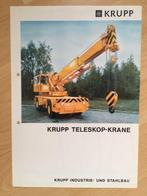 folder krupp kranen, Ophalen of Verzenden, Overige merken