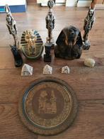 Egyptische beelden set, Verzamelen, Beelden en Beeldjes, Ophalen of Verzenden, Zo goed als nieuw, Religie