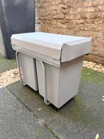 Afvalbakken voor in het keukenkastje, Ophalen, Kunststof, Gebruikt, 40 liter of meer