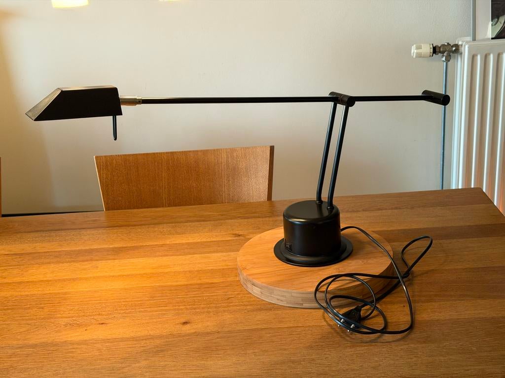 Vintage Massive Bureaulamp 1202/21 - Jaren 80, Huis en Inrichting, Lampen | Tafellampen, Zo goed als nieuw, 75 cm of meer, Metaal
