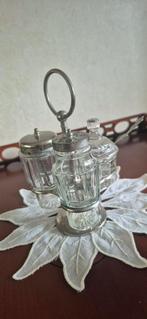 Olie en azijn set, Antiek en Kunst, Antiek | Glas en Kristal, Ophalen of Verzenden