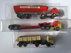 3 x Bouwvoertuigen 1:87, Ophalen of Verzenden, Zo goed als nieuw, Bus of Vrachtwagen