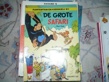 3 strips uit de serie ramtamtam en kieriekiri beschikbaar voor biedingen