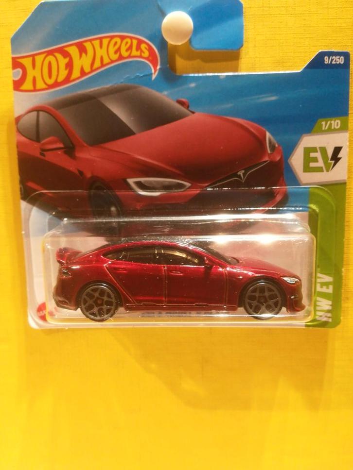 Tesla model S Plaid Hot Wheels EV 2025, Hobby en Vrije tijd, Modelauto's | Overige schalen, Nieuw, Auto, Ophalen of Verzenden