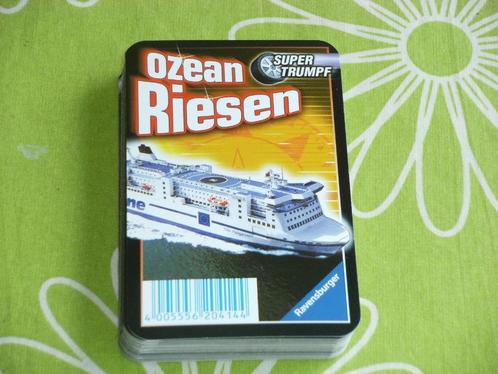 Duits schepen kwartet - Ozean Riezen - Oceaanreuzen, Verzamelen, Speelkaarten, Jokers en Kwartetten, Nieuw, Kwartet(ten), Ophalen of Verzenden