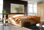 Massief grenenhout. Bed ODIN met bedlades. Natuur of in Wit, Eenpersoons, Verzenden, Wit, Nieuw