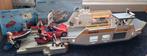 Playmobil. 5127 Veerpont. Met playmobil5133 Auto met Jetski, Ophalen, Zo goed als nieuw, Complete set