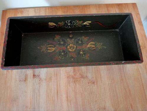 Hindeloopen Beschilderde Houten Bak, Antiek en Kunst, Antiek | Woonaccessoires, Ophalen of Verzenden