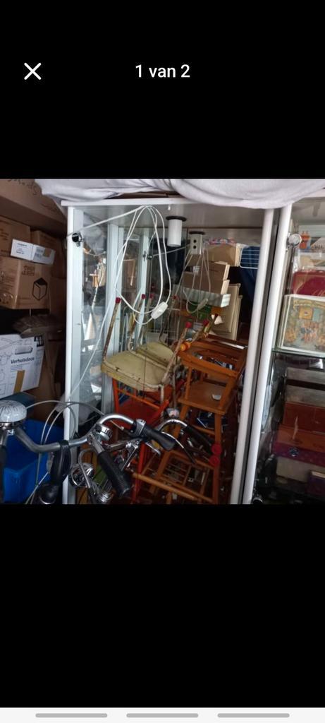 Gratis vitrinekast, Huis en Inrichting, Kasten | Vitrinekasten, Gebruikt, 50 tot 100 cm, 25 tot 50 cm, Ophalen