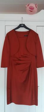 Prachtige avondjurk cocktailjurk feestjurk wijnrood mt 40/42, Kleding | Dames, Ophalen, Mariposa, Zo goed als nieuw, Knielengte