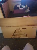 Canvas schilderij, Ophalen, Gebruikt, 50 tot 75 cm, 200 cm of meer