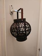 kandelaar/lantaarn/kaarshouder van breune rieten, Ophalen, Bruin, Nieuw, Minder dan 25 cm