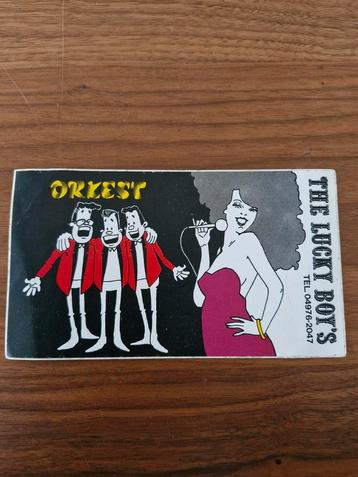 1210 The Lucky Boys Orkest Sticker  beschikbaar voor biedingen