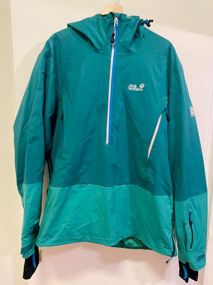 Jack Wolfskin Ski Jas Heren XL - Cool Design!, Kleding | Heren, Jassen | Zomer, Zo goed als nieuw, Maat 56/58 (XL), Groen, Ophalen of Verzenden