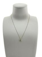 Gouden Anker Collier Cubic Zirkonia Solitair Hanger - 45 cm, Overige voorstellingen, -, -, Ophalen of Verzenden