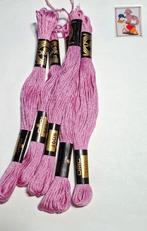 5x DMC mouline, roze 3608, Hobby en Vrije tijd, Borduren en Borduurmachines, Mulhouse, France, Ophalen of Verzenden, Borduurgaren of Zijde