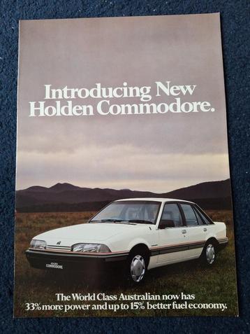 Brochure HOLDEN COMMODORE - 1986/AU.