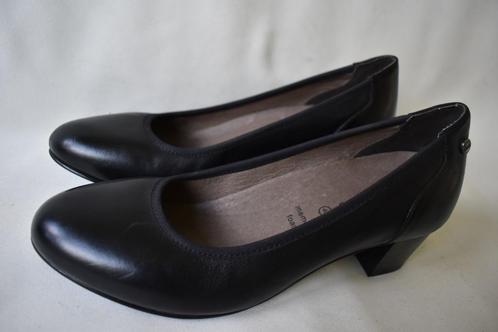 Mei'25 NO STRESS maat 40 instappers zwart leder NIEUW, Kleding | Dames, Schoenen, Nieuw, Instappers, Zwart, Ophalen of Verzenden