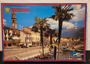Kingpuzzel "Ascone, Lago Maggiore" 1000 pcs compleet! beschikbaar voor biedingen